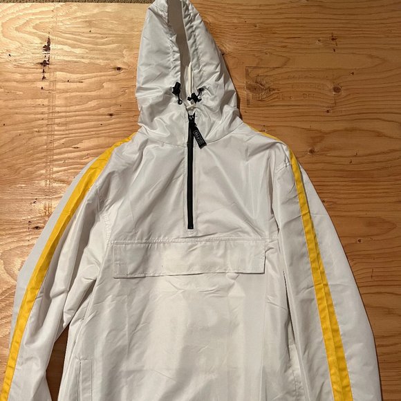 FYVE Jacket - White with Yellow Stripe - Picture 1 of 2